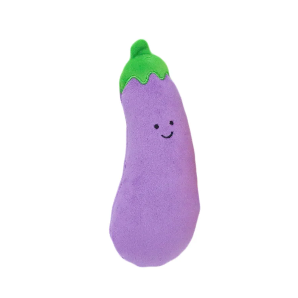 eggplant squeaky toy