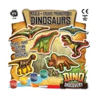 Kids High Quality Custom Plastic Childrens Diy Dinosaur Handmade Diy Printing Toys For Kids