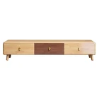 Tv Nordic Color Matching Solid Wood TV Cabinet