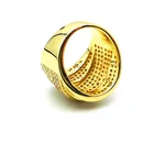 Ring Rings Luxury Jewelry Cubic Zirconia Vintage Long Finger Ring For Men And Women Bridal Party Ring