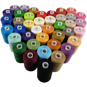 Wholesale Sewing Thread Wholesale Top Quality 100% Polyester Yarn For Cloth Hand Sewing Spun Sewing Thread