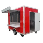 Food Commercial Mobile Food Warmer Carts Food Truck With Fryer Uk Standard Trailer With Cheap Price