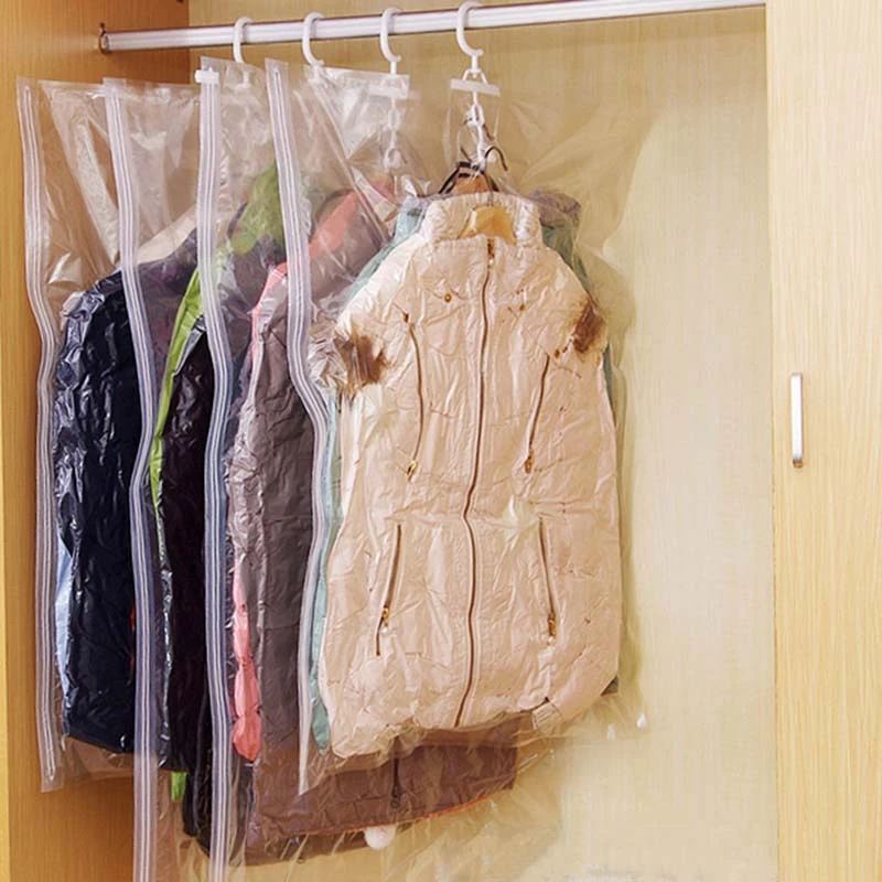 Pa+pe Hanging Vacuum Storage Bag For 