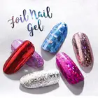 Foil Transfer Foil Gel Free Sampels Oem Label Logo Led Uv Nail Paper Transfer Foil Gel Nails