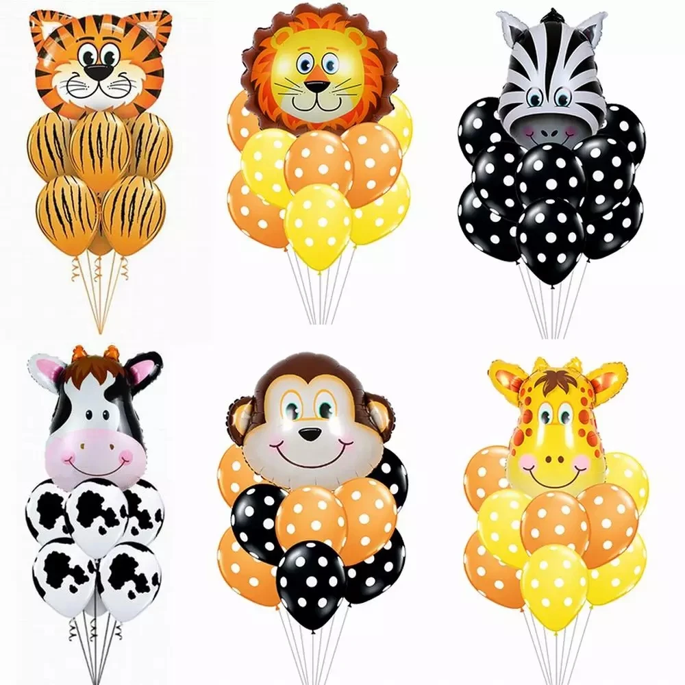 zoo animals clipart pictures of balloons