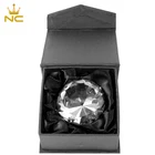 Diamond Crystal 3D Laser Etched Clear Glass Paperweight Diamond Crystal For Decorations