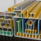 Glass Fiber Pultruded Glass Fiber Glass Fiber Reinforced Plastic Round Pipe Structural Profile