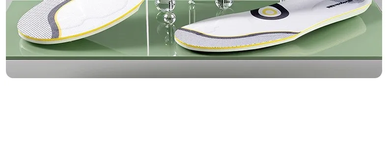 H82e54b16b155474c9ac599d9a23af0fak 2026 New PU Cotton Sports Insole Soft Elastic EVA Gel Daily Sports Shock Absorption Pressure Relief Bouncy Foot Beds