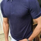 Polo Sweater Short Sweater Hot Sale Summer Lapel Polo T-shirt Thin Short Sleeve Man Sweater Pullovers