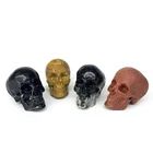 Carved Wholesale Hand Carved Natural Crystal Skulls Quartz Crystal Skulls For Healing