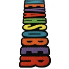 Patch Patches Patches Chenille Patch Custom Embroidery Patch Iron On Heat Cut Embroidery Patch Custom Chenille Patches