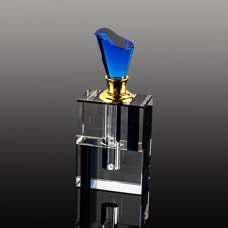 product new design cross stripe simple fashion glass empty bottle 12ml crystal perfume bottle-9