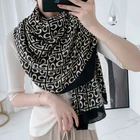 Scarf Scarf Luxury Brand Scarf Women 2020 Summer Leopard Print Scarf Pashmina Autumn Shawl Hijab For Women