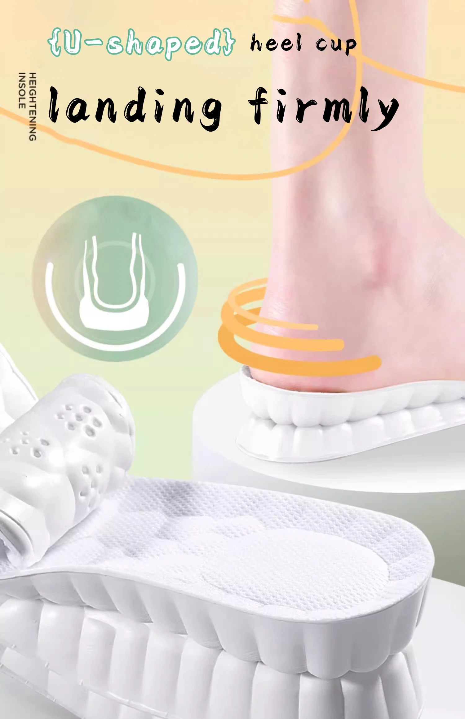 Cloud Feel Foam Height Increasing Insoles For Sports Shoes Cloud Feel Foam Height Increasing Insoles For Sports Shoes
