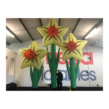 Inflatable Trade Show Displays Standing Inflatable Flower Custom props