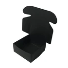 Box Soap Packing Custom Logo Small Black Box Square Paper Soap Packing Cardboard Box