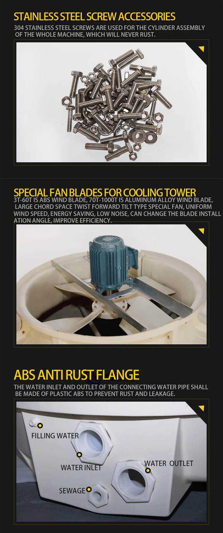 Cooling Tower, 380V or Customized, 75000 - detail 24