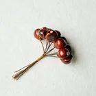 Branch Decorative Artificial Chestnut Pick Cheap Price Branch Stems Christmas Decorative Fruit Autumn Fall Decor