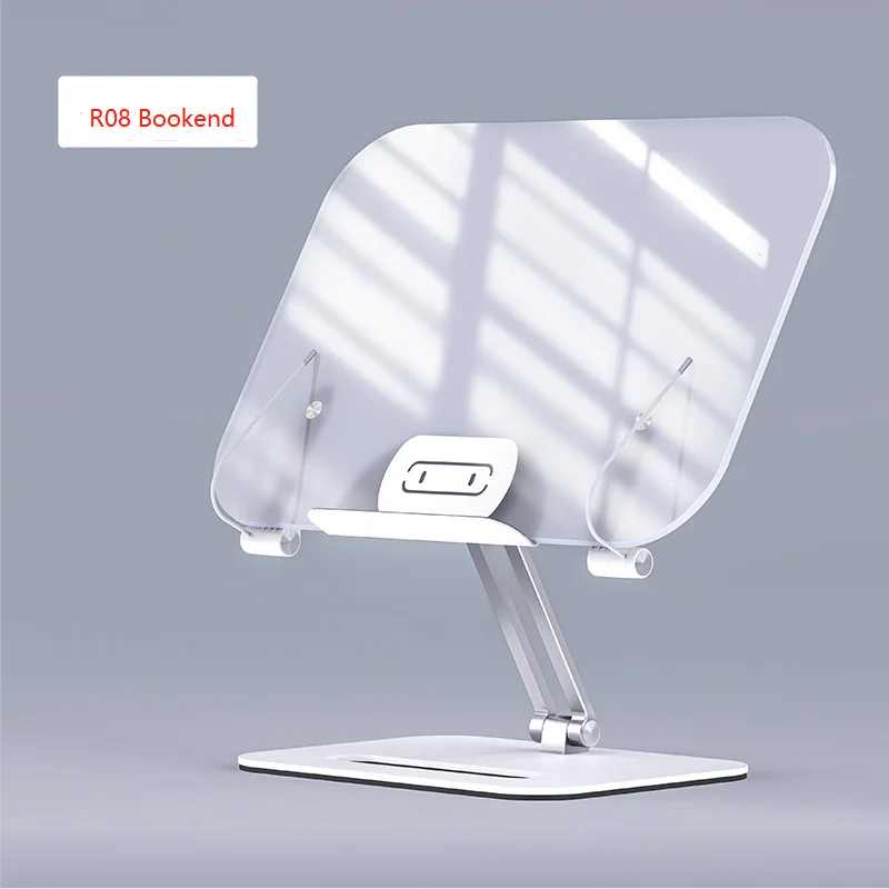 Boneruy Acrylic Reading Stand Metal Base Sturdy Home Office Supplies