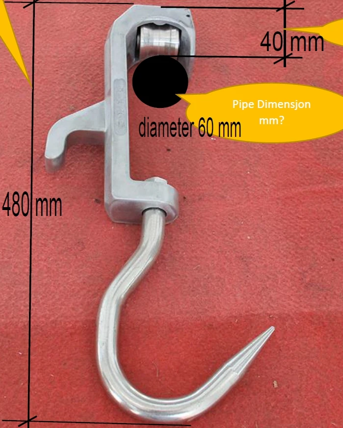 slaughterhouse equipment hook cattle meat hooks