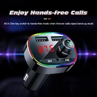 Mp3 Player High Quality Car Wireless Charger Fm Transmitter Built-in Mic Bt Music System Download Mp3 Player
