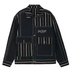 Jacket Wholesale Full Sleeve Turn Down Collar Fashion Pocket Cotton Jacket For Men