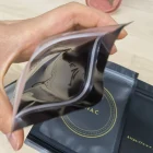 Seal Bag Matte Black Translucent Flat Plastic Zipper Seal Bags