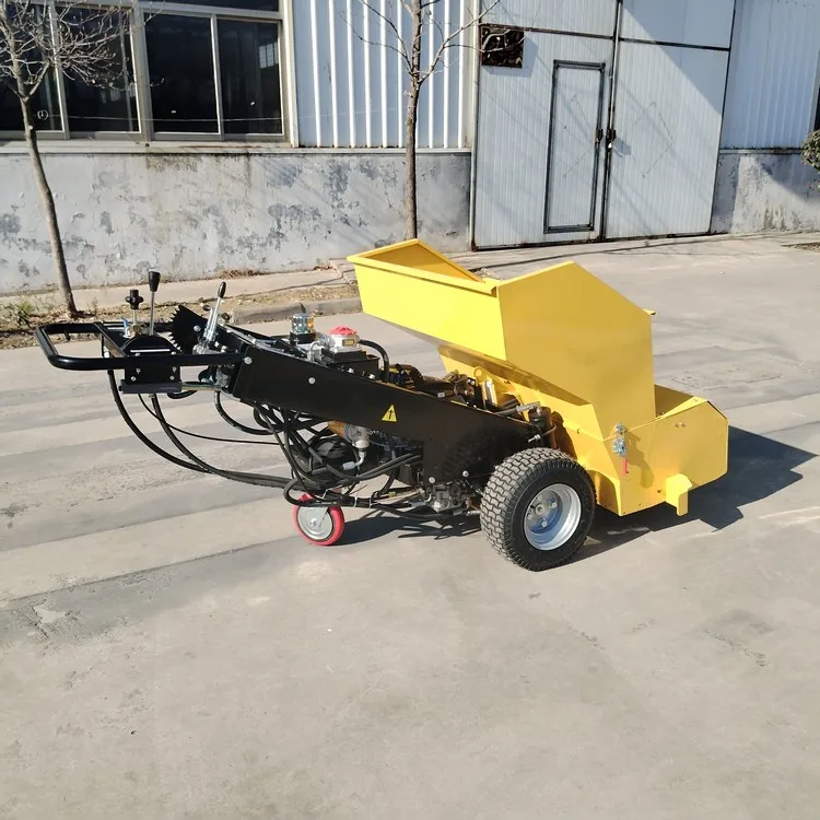 Small Hand Push Gasoline Powered Paver Narrow Road Repair Machine Mini