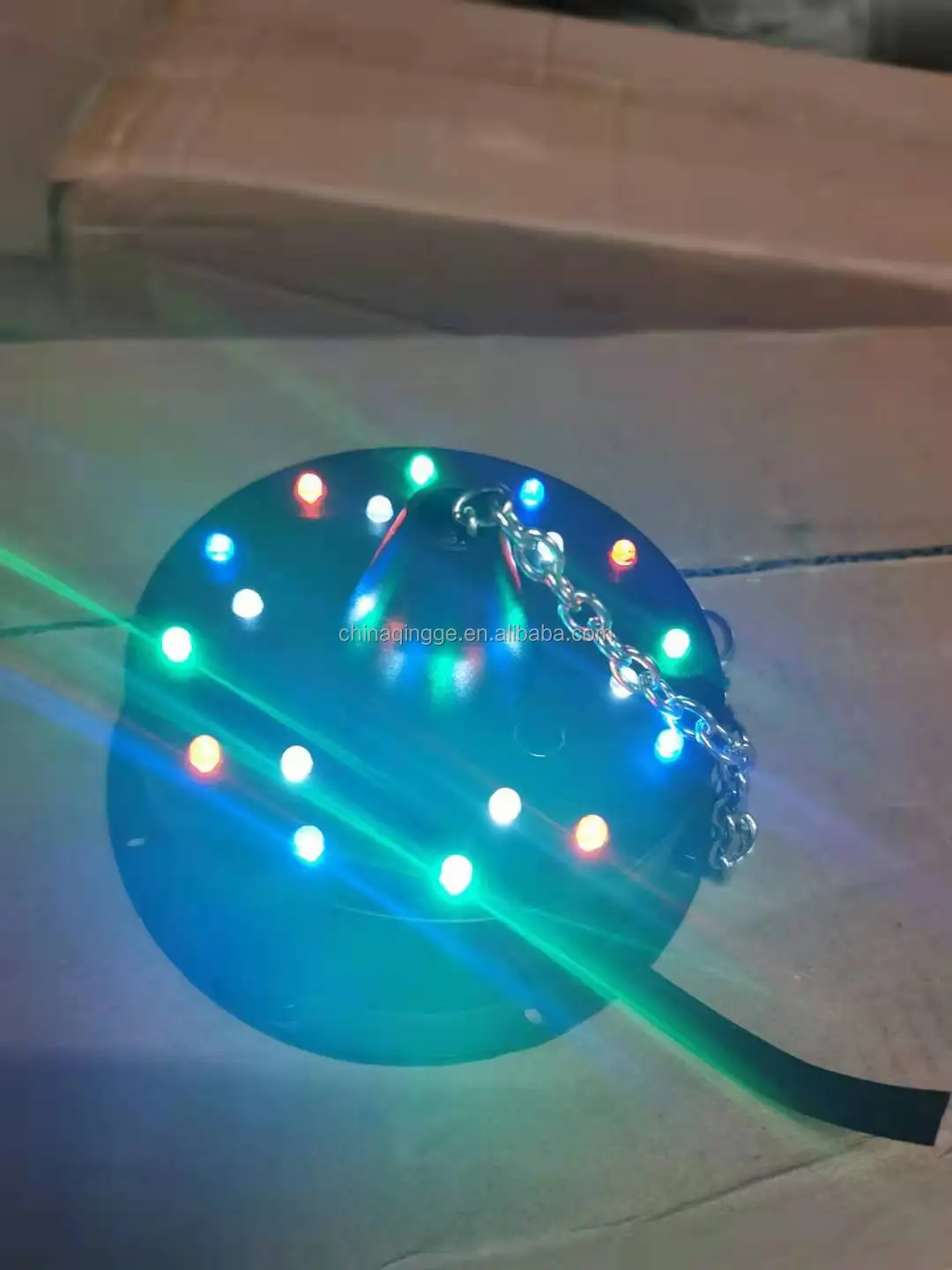 Disco Ball Disco Lights Kit DJ Party Decorate 18 RGBW LED Lights Mirror Rotating Motor for Mirror Disco Ball Led Motor