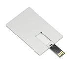 Flash Memory Stick Made In China Customizable Metal Flash Drive Card Shape Drop-proof Durable Portable Memory Stick