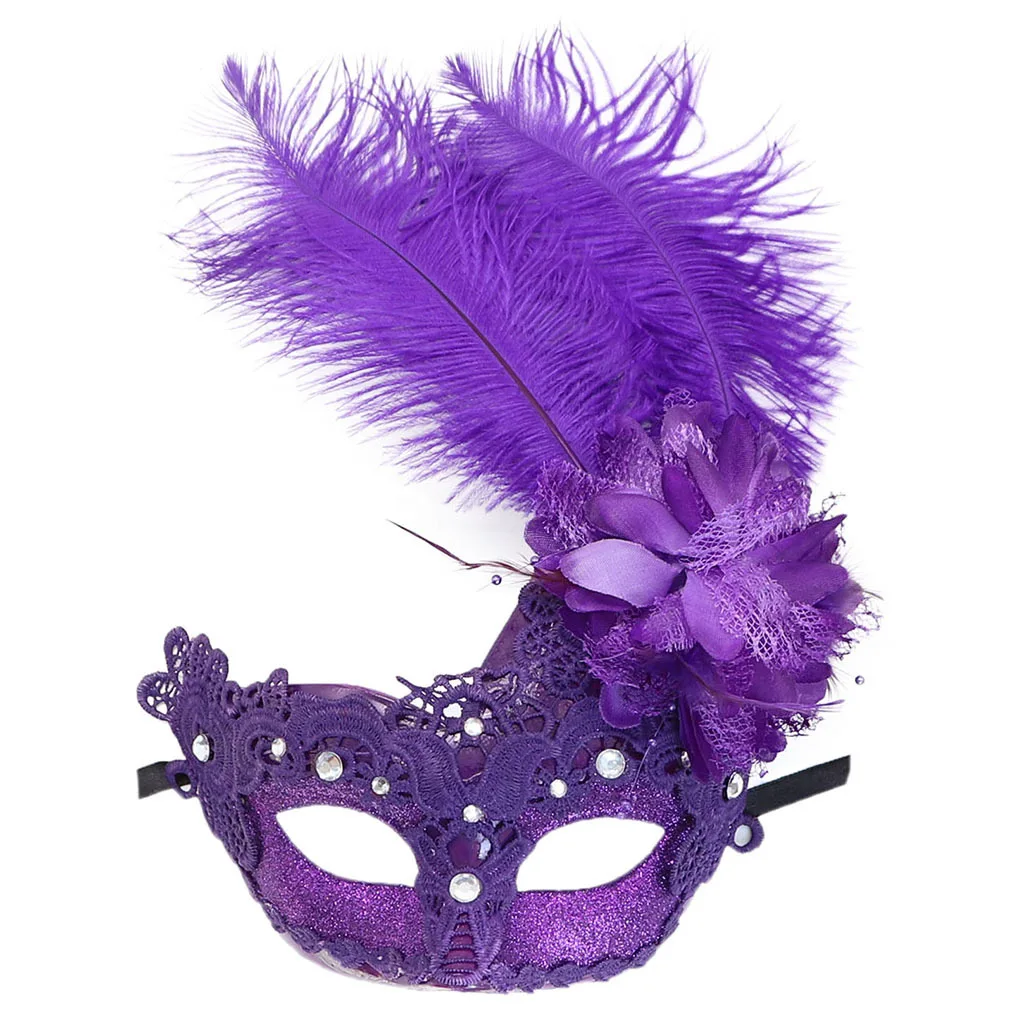 feather masquerade mask Carnival festival accessory performance party Christmas gifts Easter Halloween Eye mask sexy dating toy