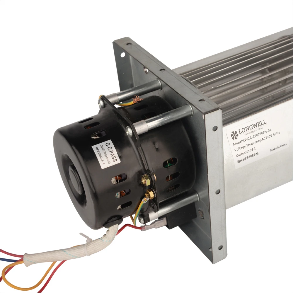 LWCA-100 100mm AC Cross Flow Fan, 230V 1400RPM, Air Curtain Turbine - detail 14