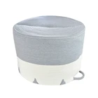 Baskets Storage Cotton Basket Extra Large 100% Natural Woven Cotton Rope Storage Baskets Storage Bins Organizer