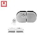 Stainless Lock Safe Design Stainless Steel 304 Glass Door Hardware Door Lock