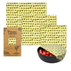 Food Custom Reusable Cotton Organic Cotton Food Wax Wraps