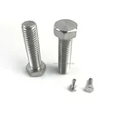 Professional Custom Nickel 201 N02201 2.4061 Hexagon Bolts And Nuts DIN933 DIN931 M8 M6 M10 M12 M16 M20 Best Price