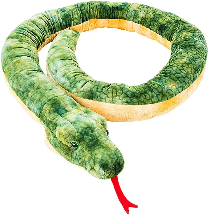 large stuffed snake toy