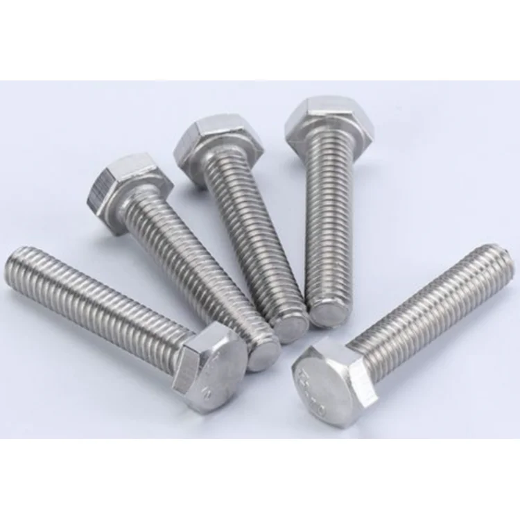 Custom Long Stainless Carbon Steel Hexagon Hex Head Titanium Stainless Steel Bolt and Nut and Bolt Hex Bolts manufacture