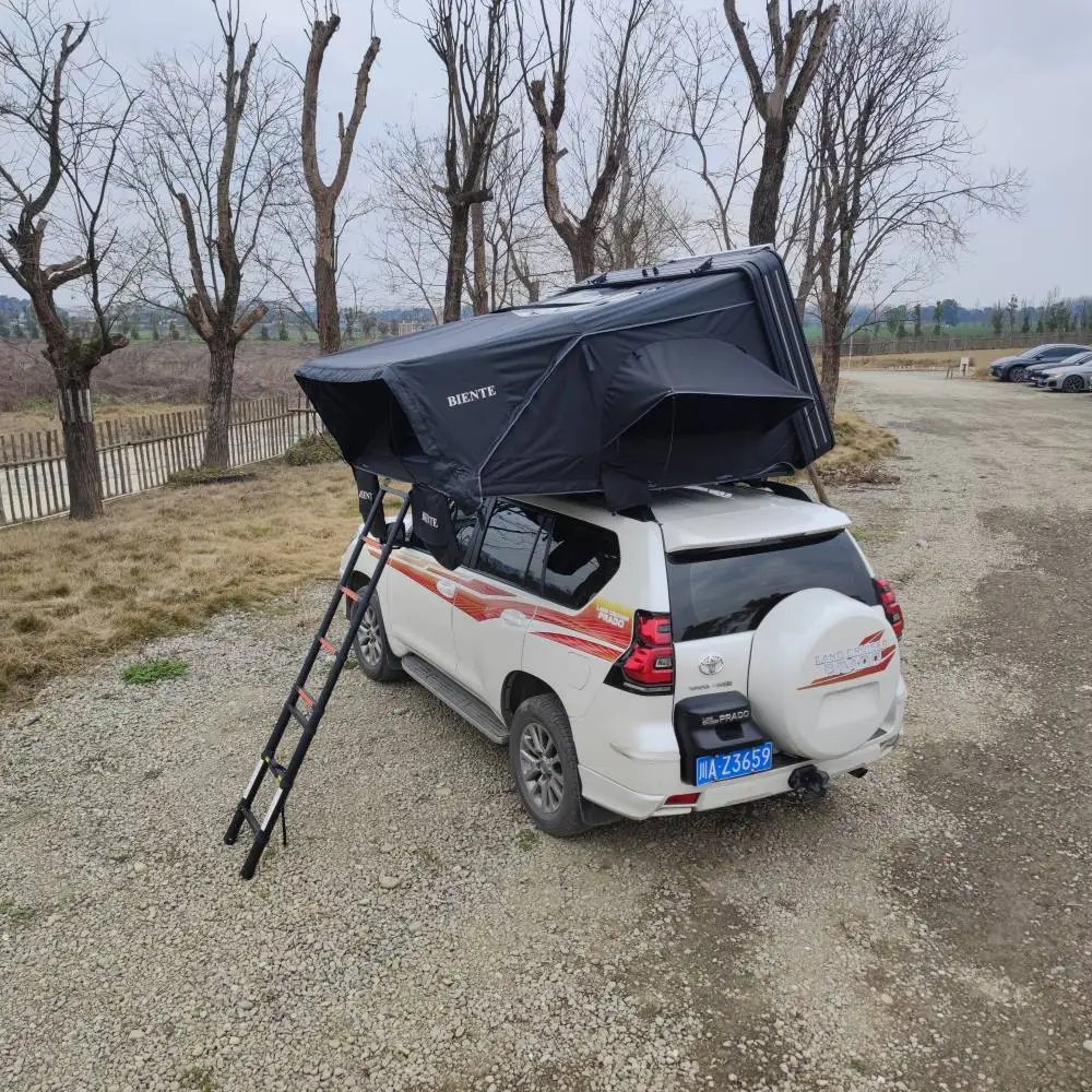 Large Space 210x160x110cm Quick Automatic Opening Customizable Roof Top Tent for 4-Person Camping