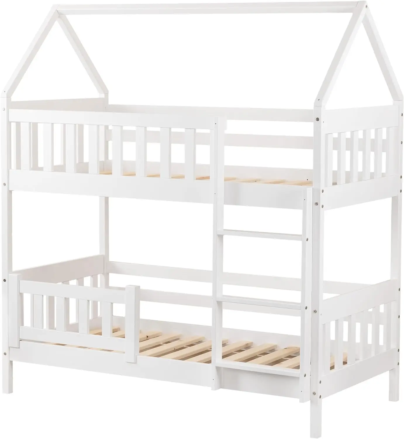 Modern Design Solid Wood Storage Children Three Bunk Bed Triple Bunk ...