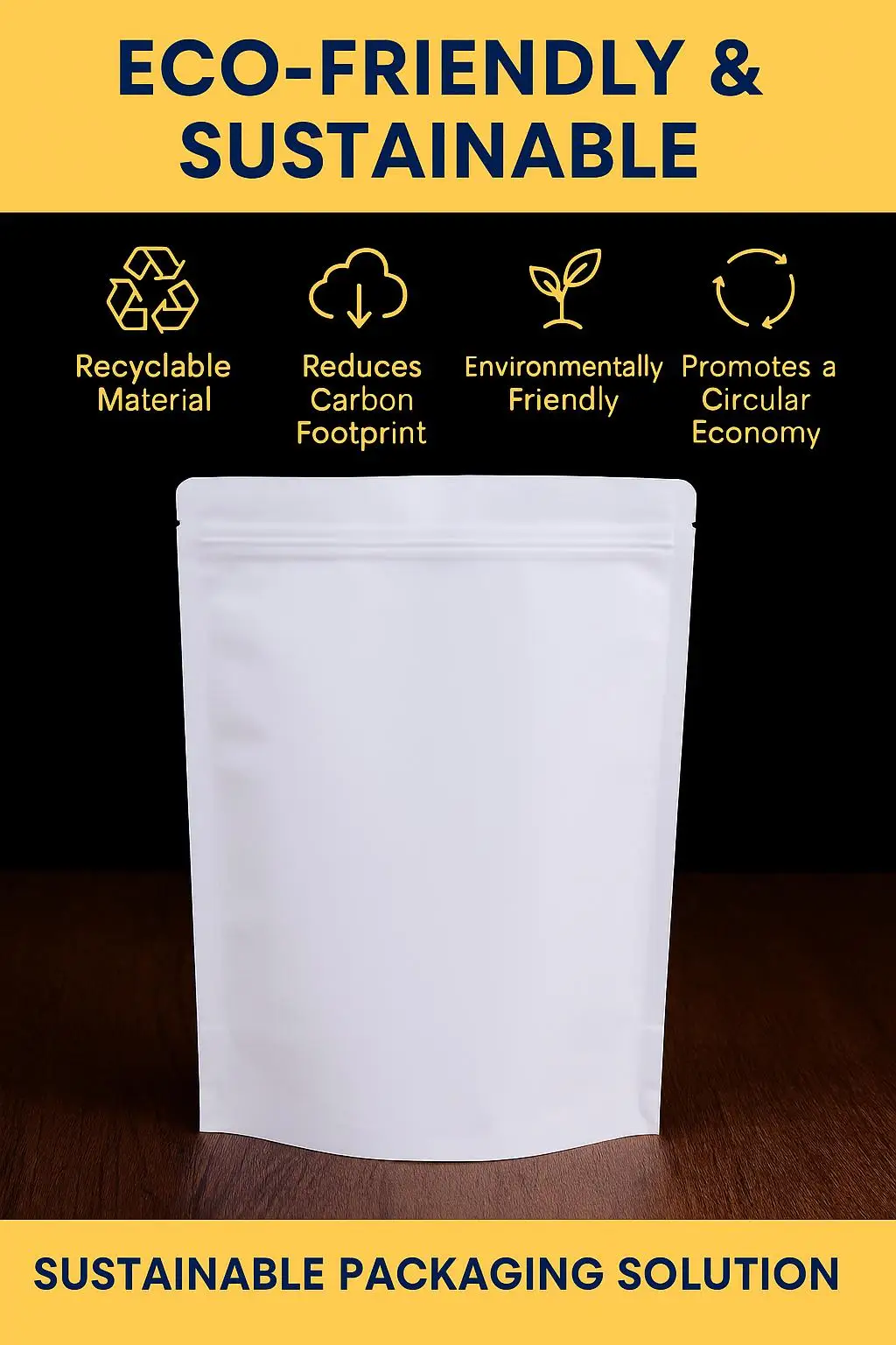 Food Grade Reusable Stand up Pouch Resealable Aluminum Foil Dry Snack Packaging Plastic Bags - detail 10