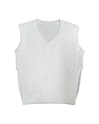 Fashion Women Sweater Vest 2023 New Spring Fall Sleeveless Knitted V Neck Pullovers Female Jumper Top