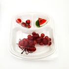 Food Containers Plastic Container Manufacturers Disposable Pp Plastic 1 2 3 Compartment Plastic Food Containers