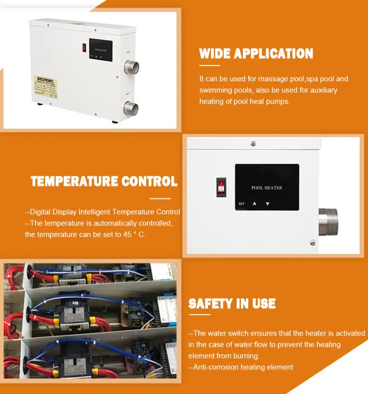 Electric Pool Heater, 11KW, 220V - detail 10