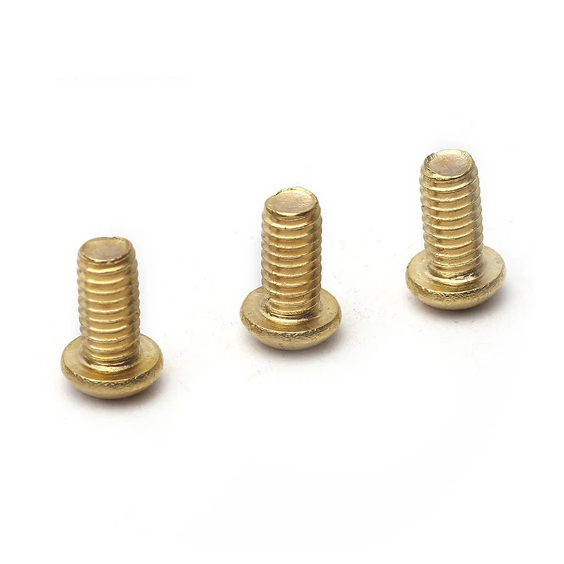 Hot-selling High Quality Brass Bolt Cross-groove Copper Bolt Round Head Mushroom Head Machine Bolt factory