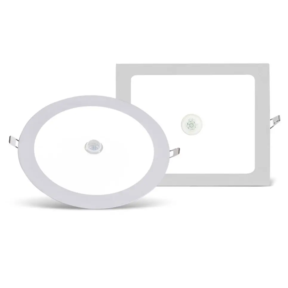 led body sensing panel light Square sensing downlight intelligent open-mounted circular intelligent sensor ceiling light