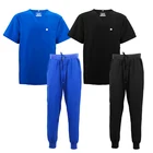 Fashionable Nurse Scrubs New Design Ladies Woman Print Pocket Nurse Medical Uniforms