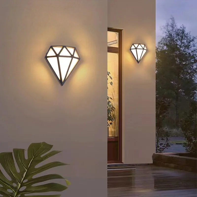 Outdoor waterproof Led wall light external Ip65 lighting garden courtyard decoration LED wall light