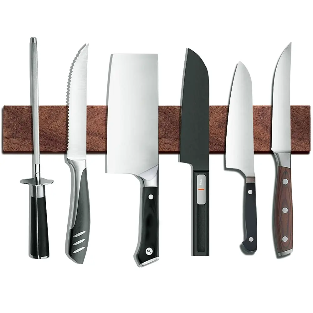 Eco Friendly Mounting Bamboo Magnetic Knife Strip Walnut Wood Kitchen Universal Magnetic Knife Block Knife Holder Buy Wood Magnetic Knife Block Knife Magnetic Holder Bamboo Magnetic Knife Block Without Knives Product On Alibaba Com