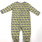 Baby Stripe Print Cotton Infant Baby Full Zipper Jumpsuit Romper Infant Baby Onesie Baby Sleepwear